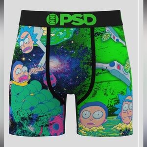 PSD Mens Boxer Briefs- “R&M PORTAL VOID” Sz Med